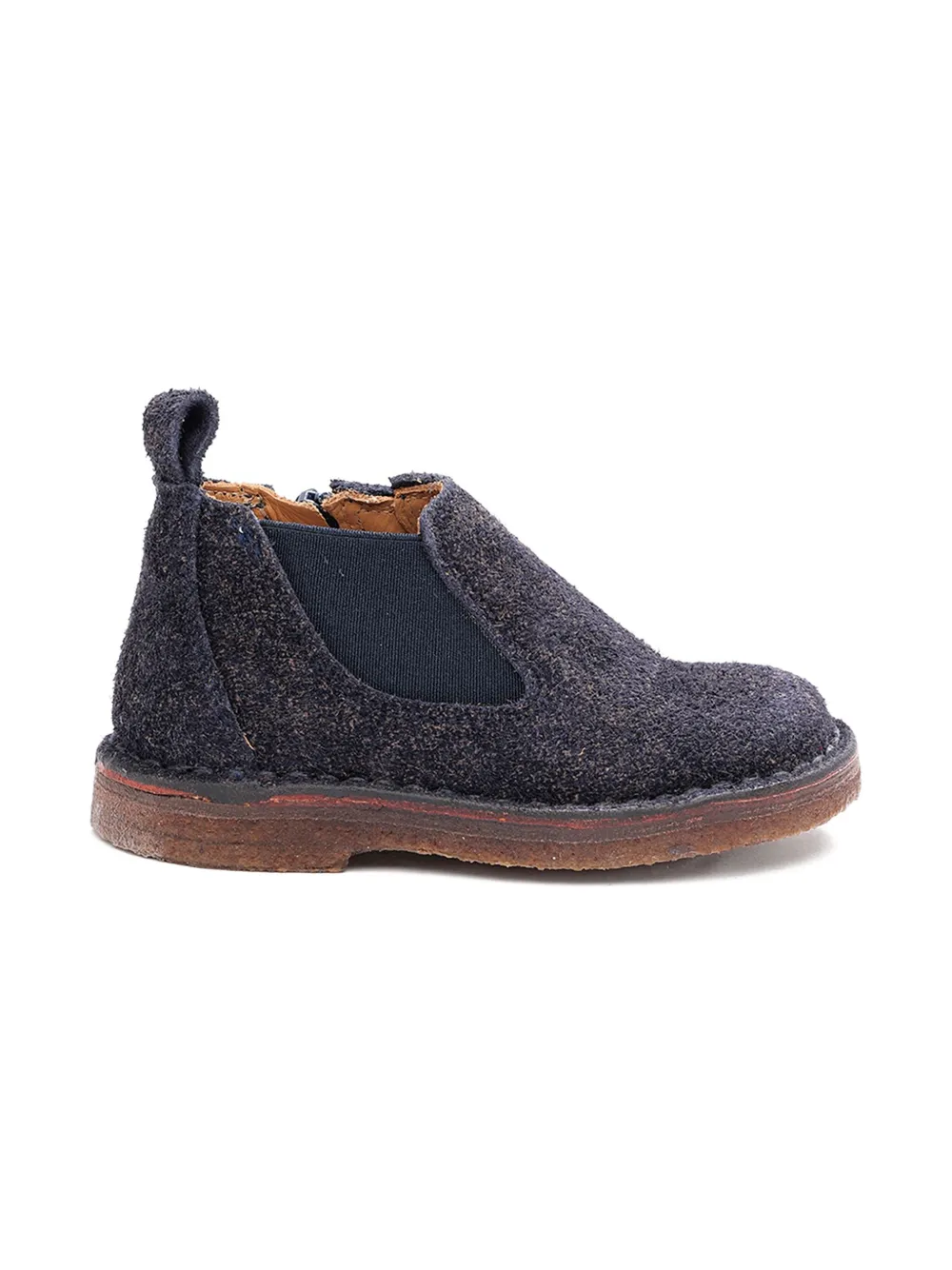 Pèpè zip-fastening suede boots Blauw