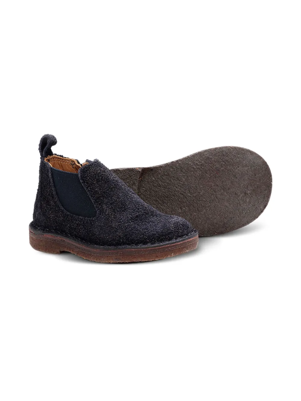 Pèpè zip-fastening suede boots Blue