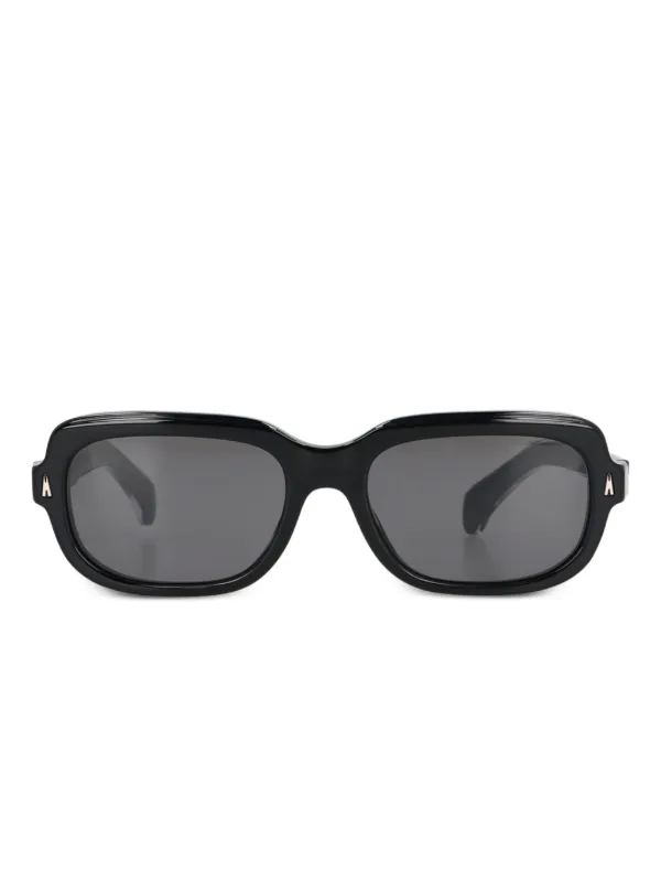 MONCLER スクエアサングラス ブラック Moncler Eyewear スクエアフレーム サングラス | ブラック