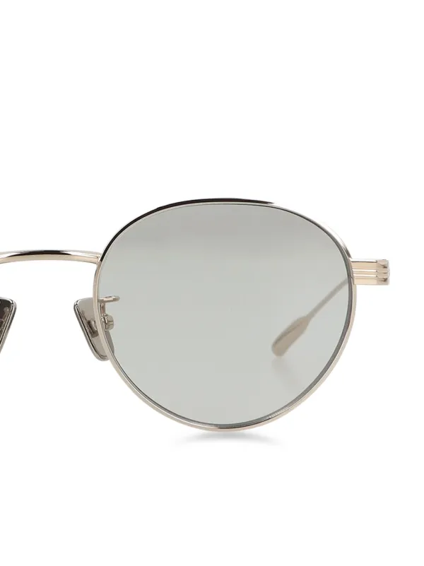 Moncler Eyewear Subtila ラウンドフレーム サングラス | ゴールド