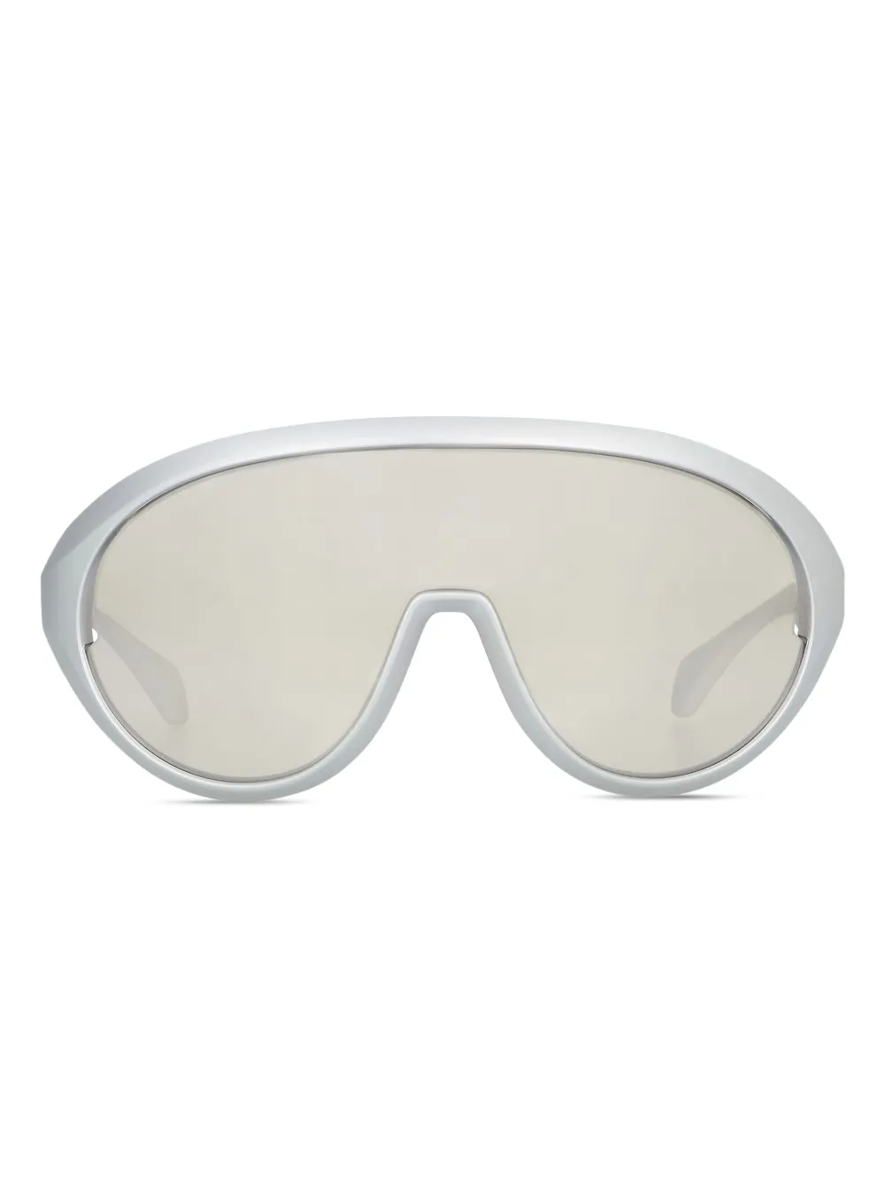 Moncler Contrast oval-frame sunglasses Grijs
