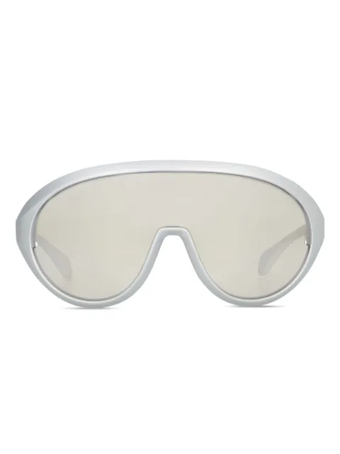 Moncler lentes de sol con armazón ovalada