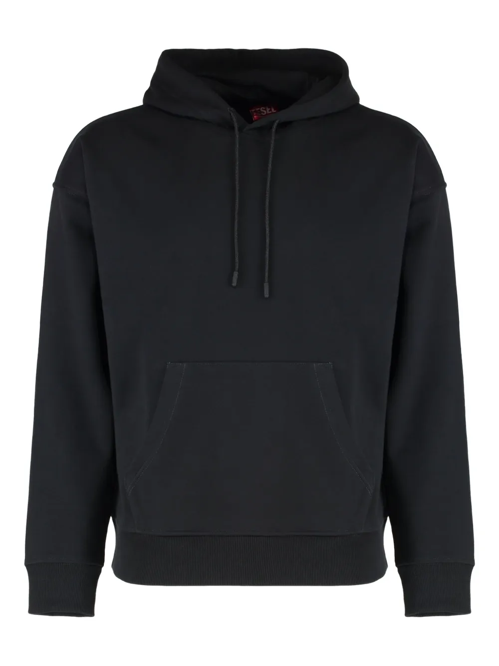 Diesel cotton hoodie Zwart