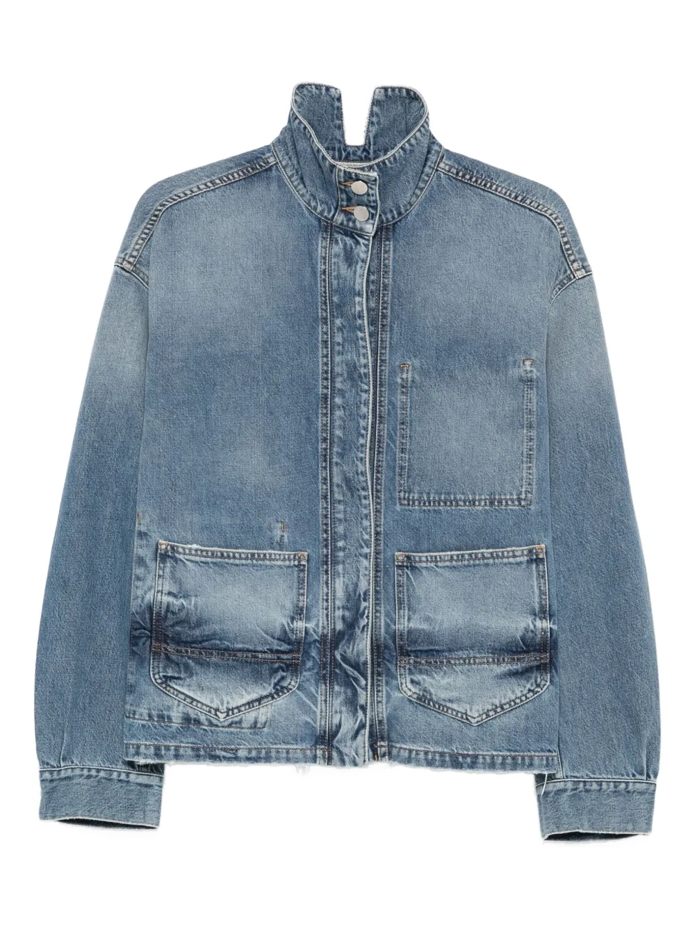 high-neck jacket