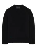 Alanui ribbed crew-neck sweater - Black