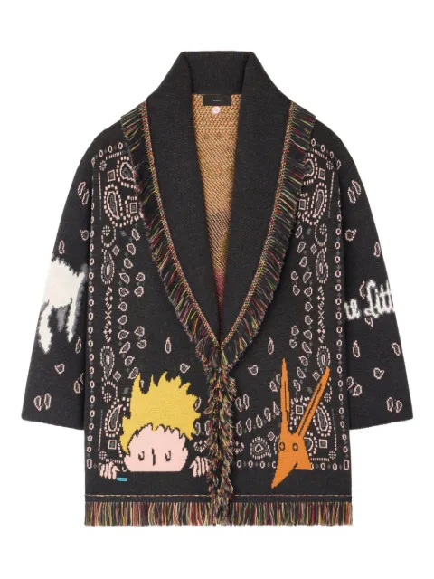 Alanui Little Prince bandana fringe cardigan