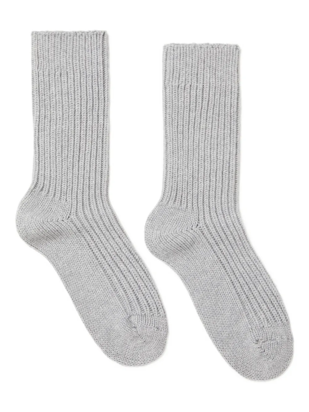 ribbed cashmere socks