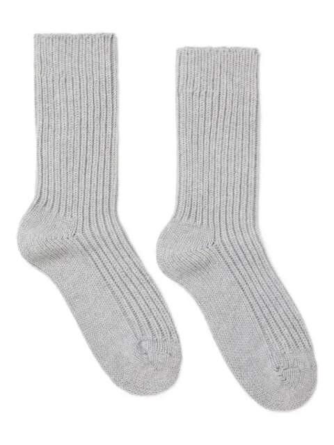 Alanui ribbed cashmere socks