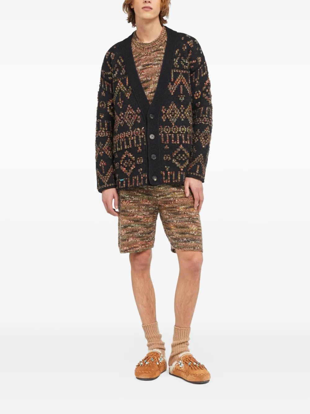 Alanui Grunge Beat patterned cardigan | Cardigans | Image 2
