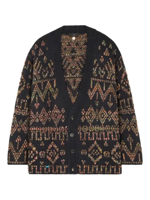 Alanui Gemusterter Grunge Beat Cardigan