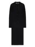 Alanui button-front open-knit cardigan - Black