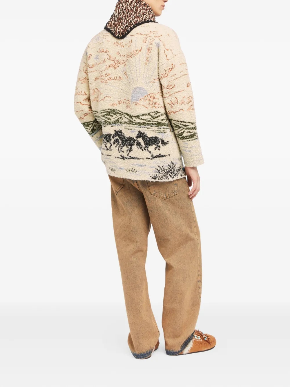 Alanui Vest met landschapspaard Beige