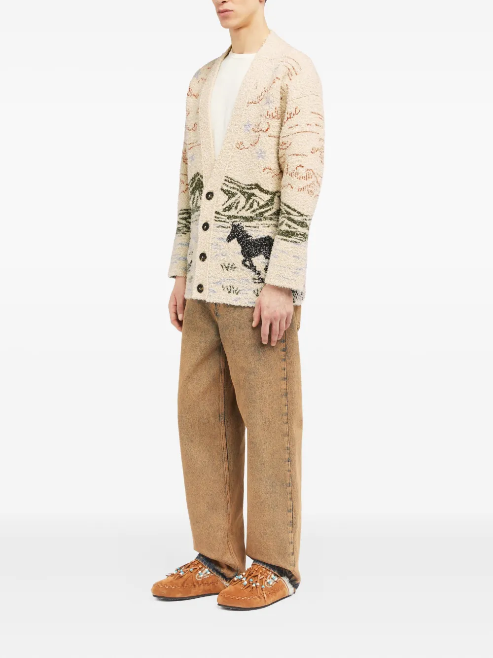 Alanui Vest met landschapspaard Beige