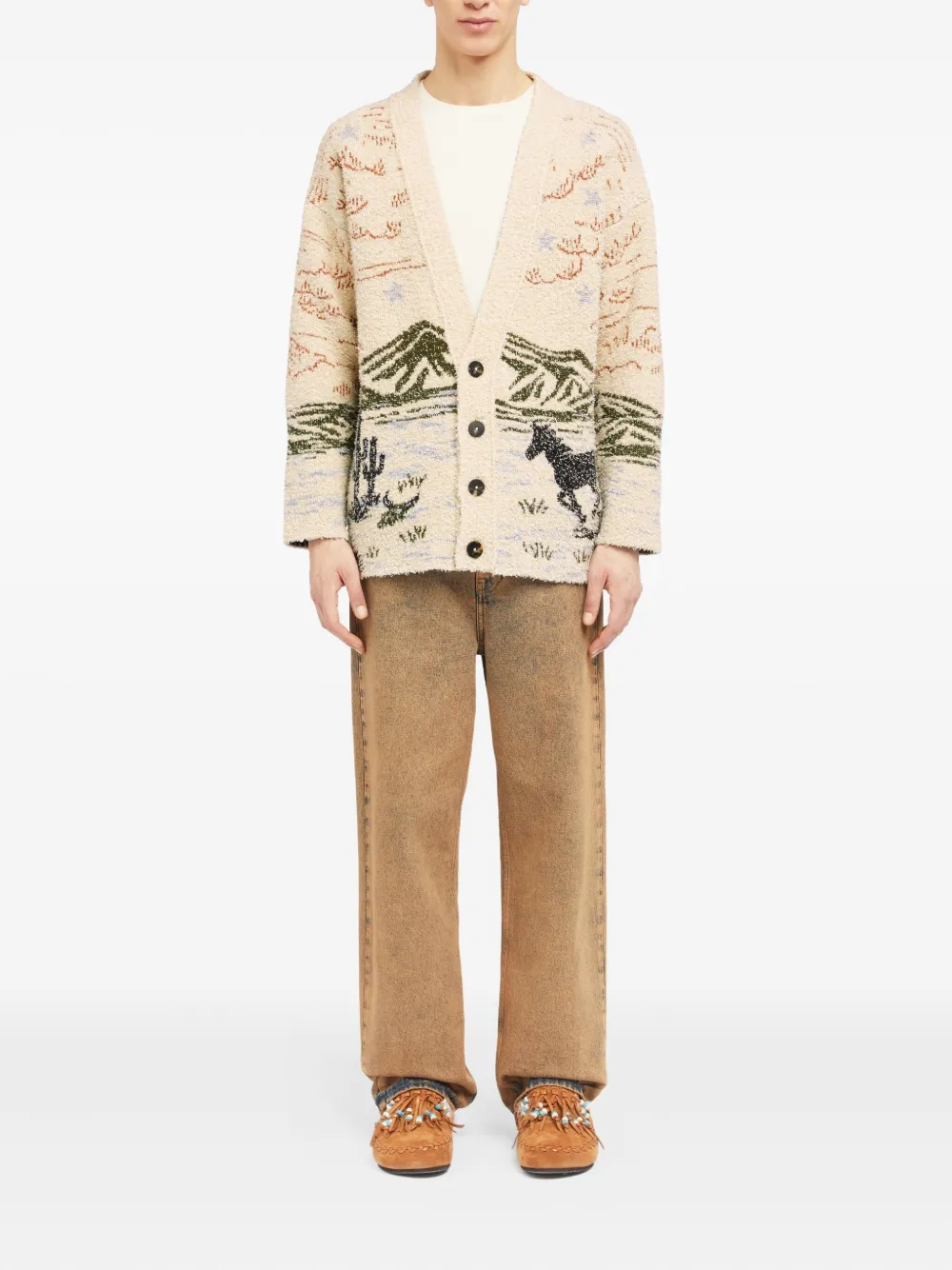 Alanui Vest met landschapspaard Beige