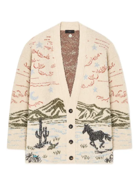Alanui Cardigan mit Landschaftspferden