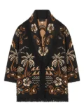 Alanui palm-tree fringe cardigan - Brown