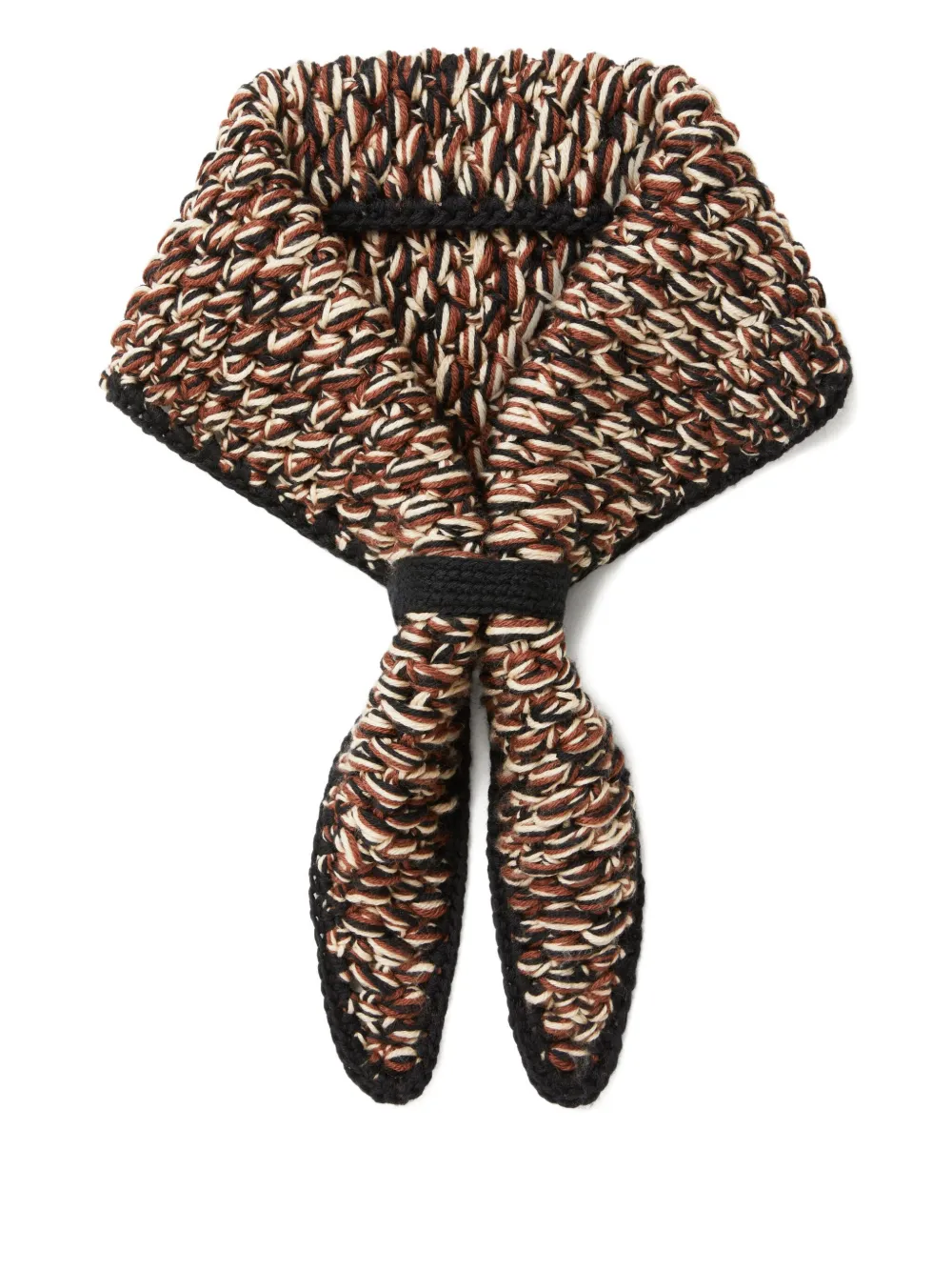 knitted wool foulard