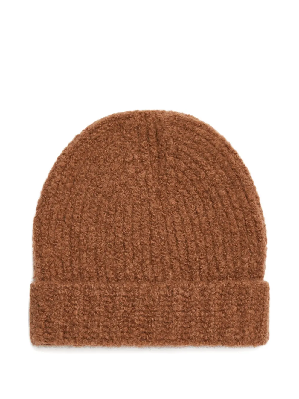 Alanui knitted cashmere-blend beanie | Brown | Image 1