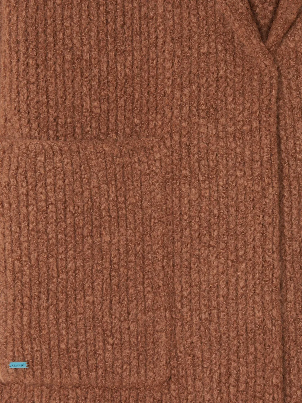 Alanui ribbed belted coat Bruin