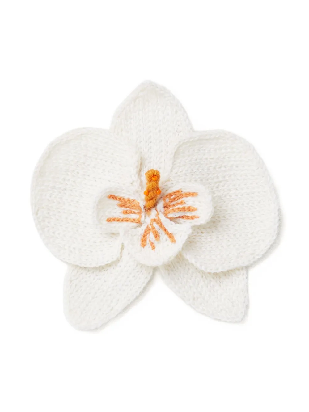 Alanui orchid embroidered brooch | Image 2