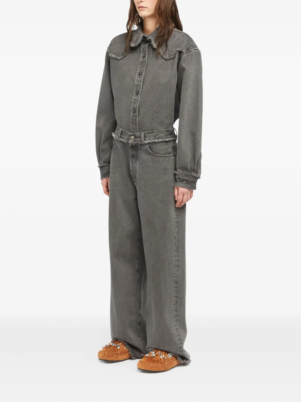 Alanui Free Horizons jeans Grijs