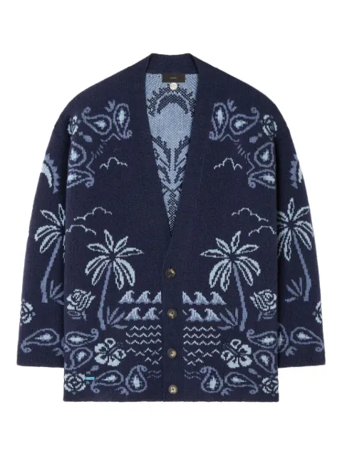Alanui cardigan à motif cachemire