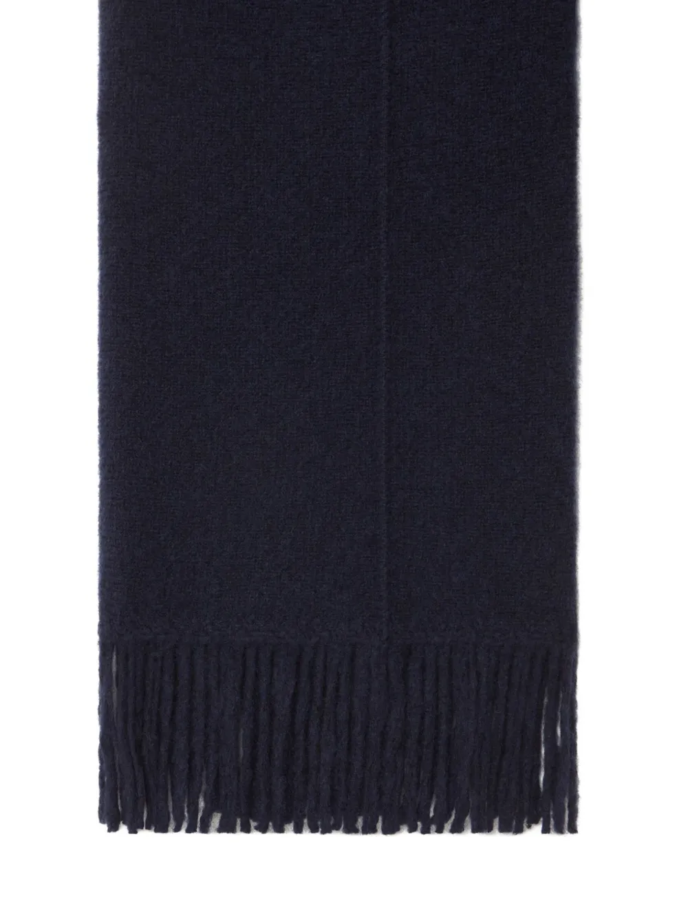 Alanui fringe-detail trousers Blauw