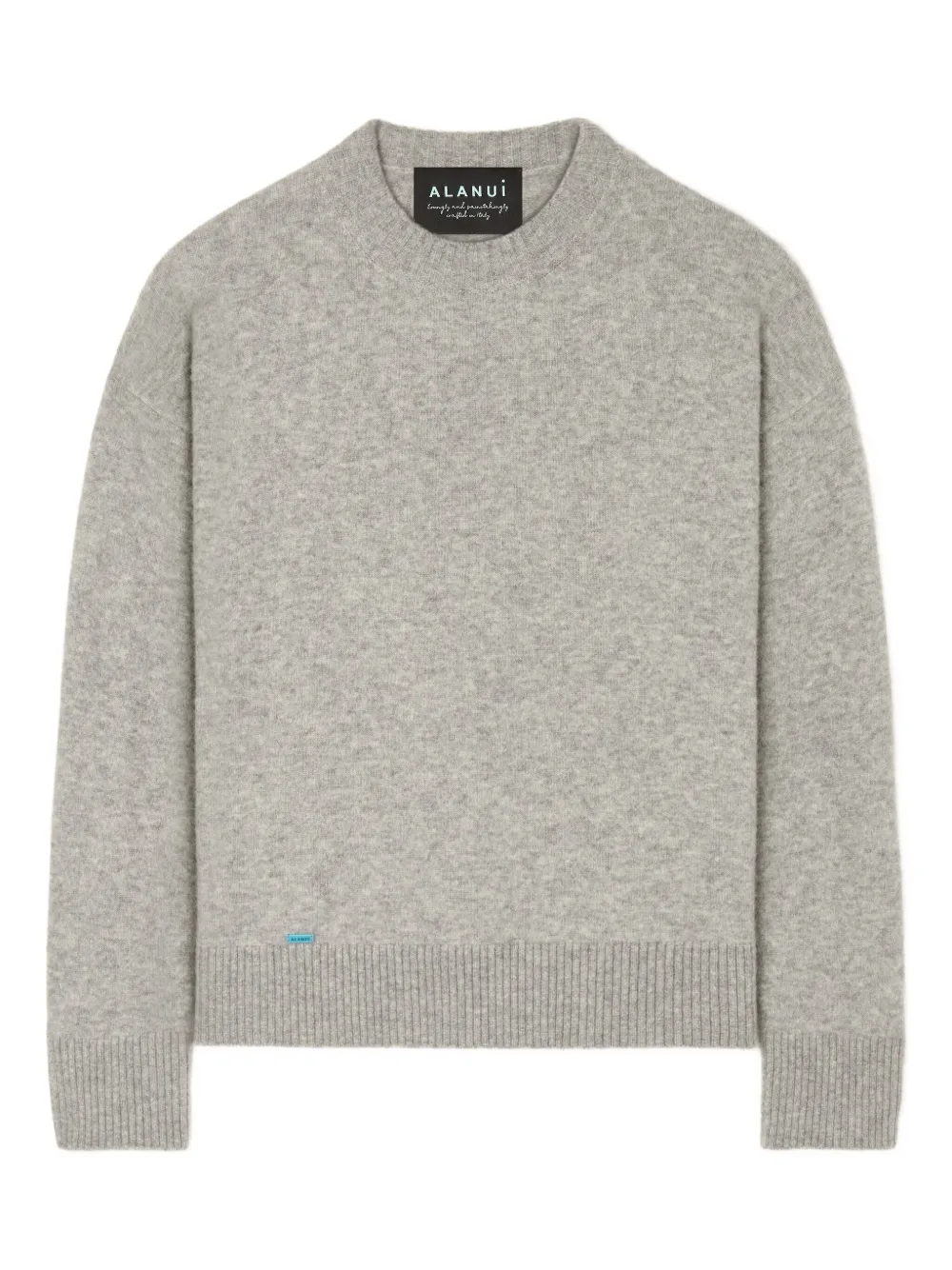 Alanui crew-neck knitted sweater Grijs