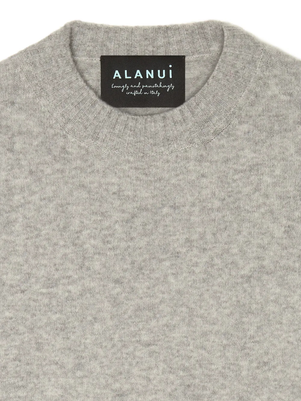 Alanui crew-neck knitted sweater Grijs