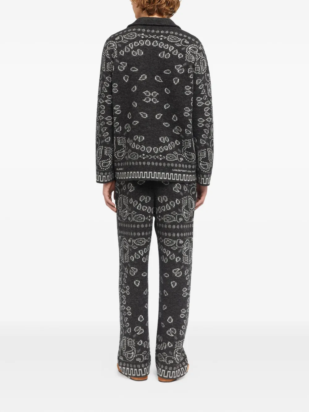 Alanui Overhemd met paisley-patroon 0706-Charcoal-Multicolor