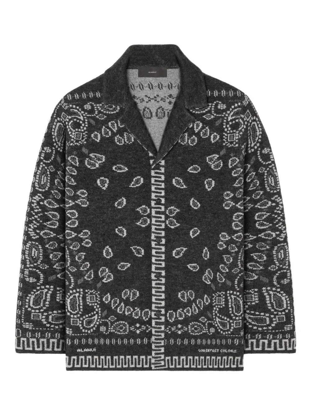 paisley-motif shirt