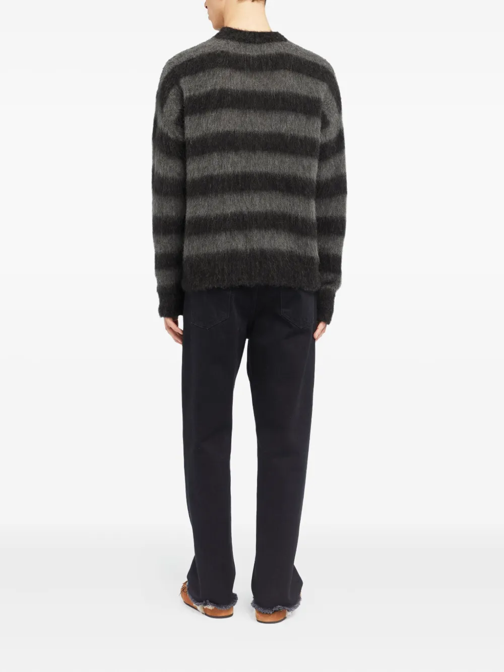 Alanui Gestreepte trui Zwart