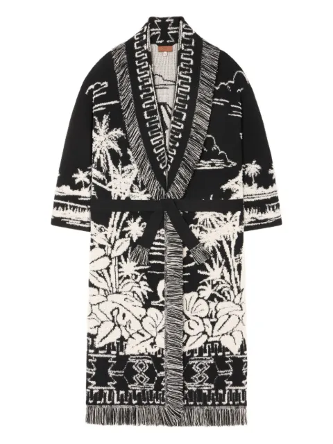 Alanui palm-tree fringe coat