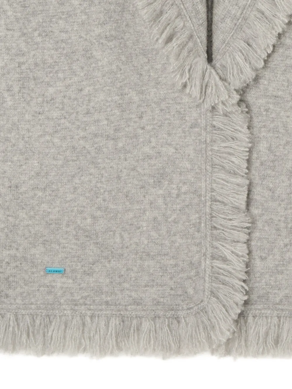 Alanui Finest fringed cardigan Grijs