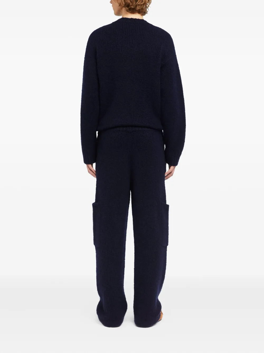 Alanui Gebreide broek met opgestikte zak Blauw
