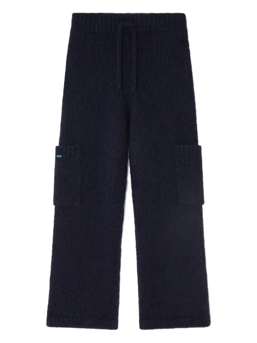 Alanui Gebreide broek met opgestikte zak Blauw