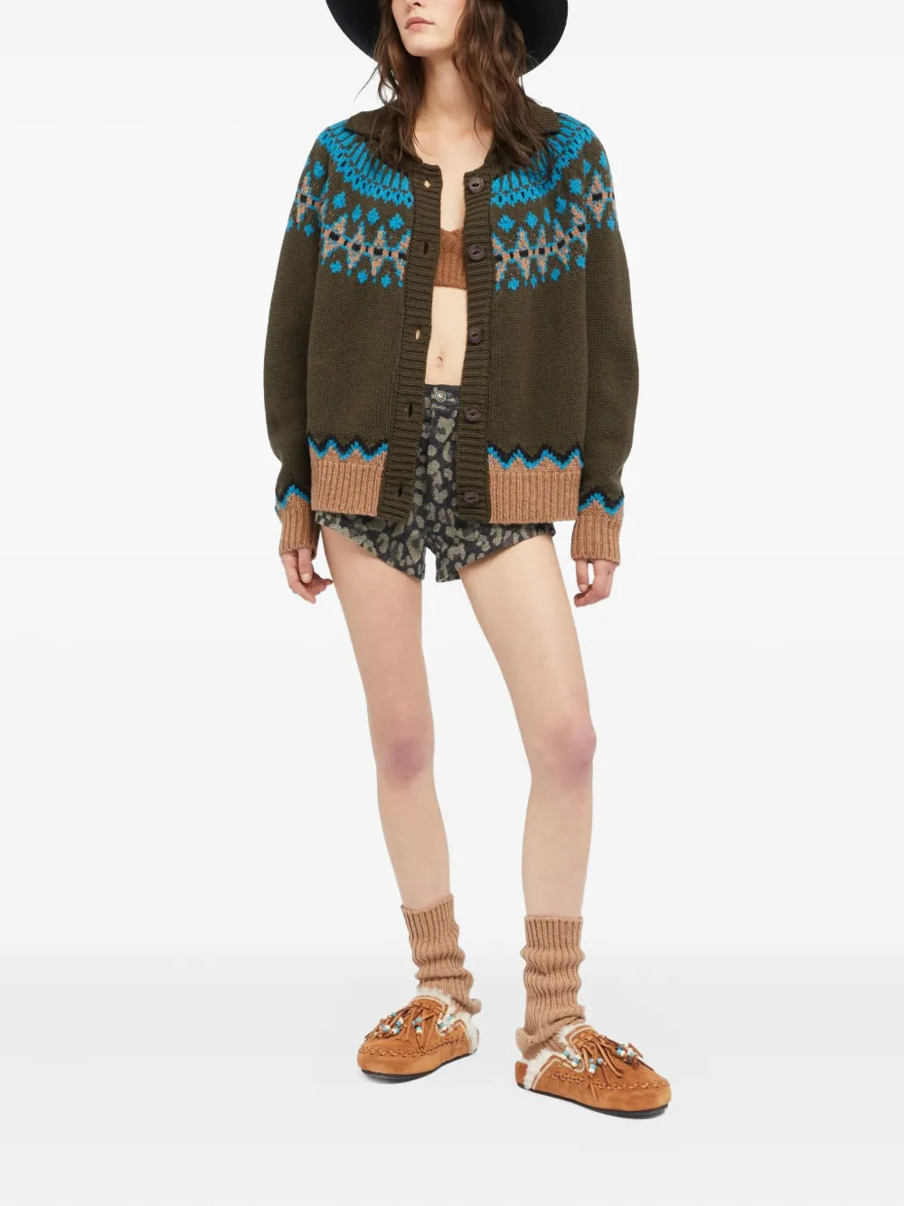 Alanui Sweet Winter vest Groen