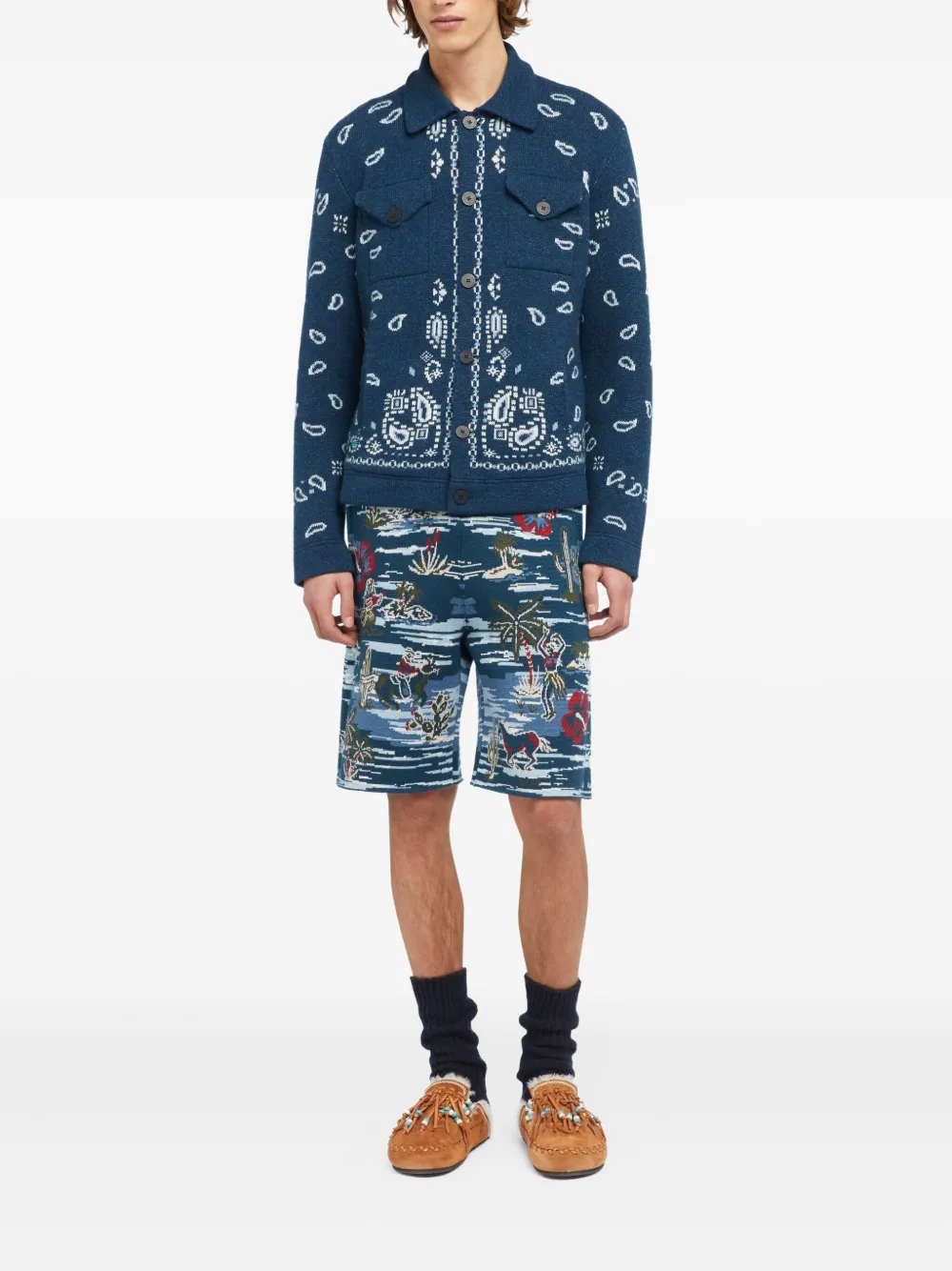 Alanui paisley jacquard cardigan | Cardigans | Image 2