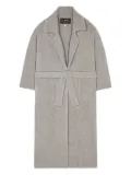 Alanui Finest ribbed belted cardi-coat - Grey