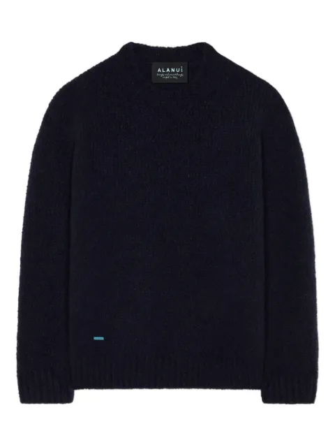 Alanui brushed crew-neck sweater