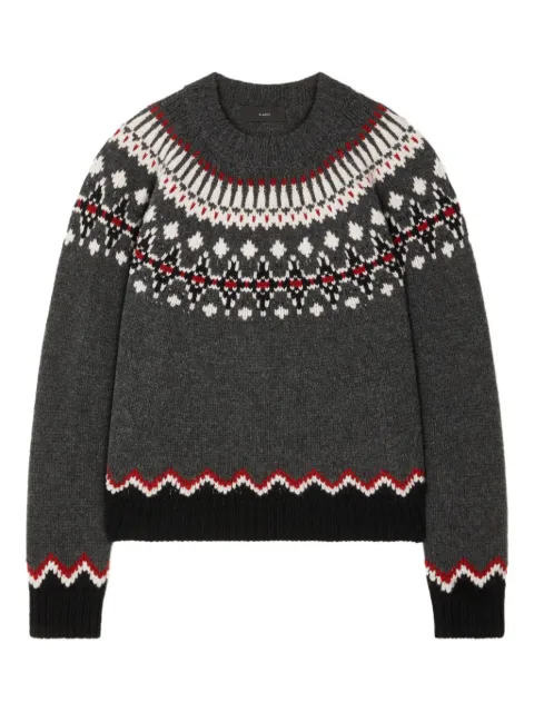 Alanui fairisle-pattern sweater