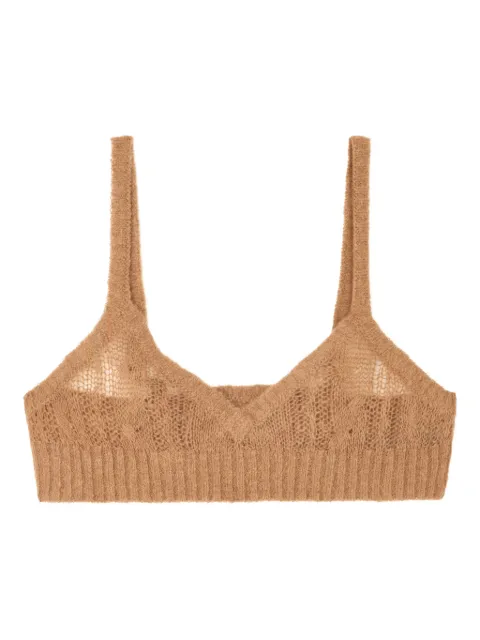 Alanui Desert Drift cable-knit top