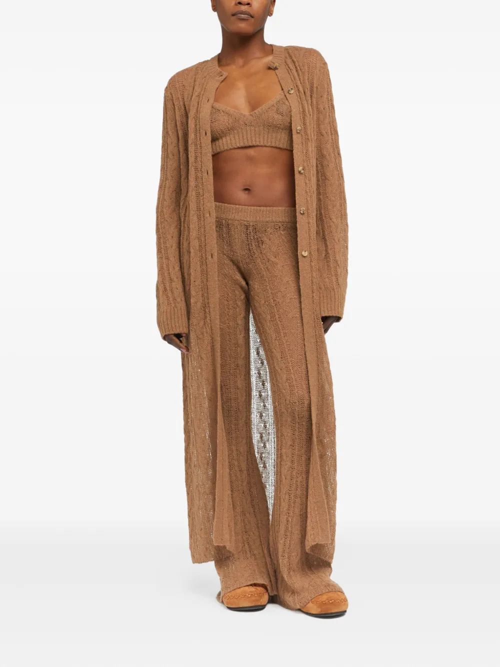 Alanui Desert Drift cable-knit top | Vests & Tank Tops | Image 2