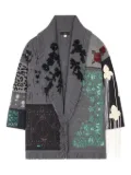 Alanui Midnight In Manhattan patchwork cardigan - Grey