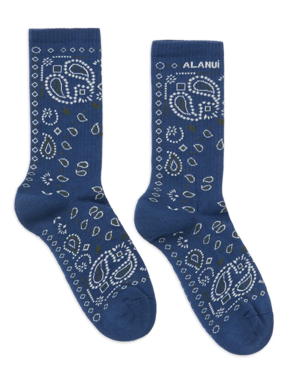 paisley bandana socks