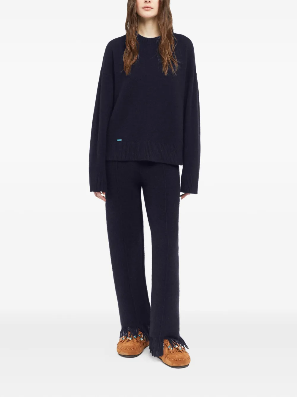 Alanui crew-neck sweater Blauw
