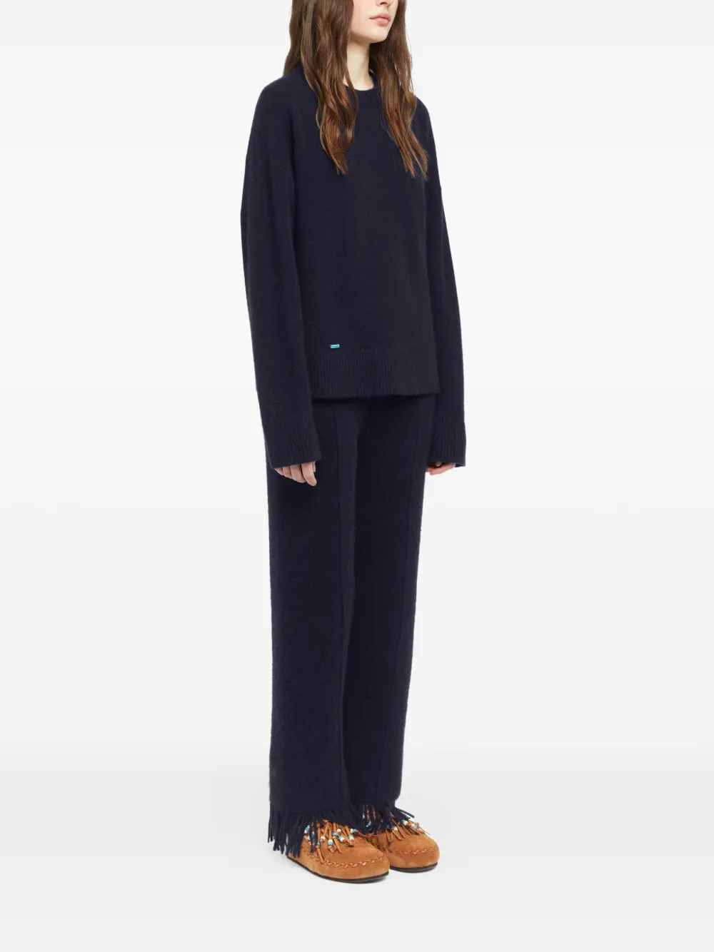 Alanui crew-neck sweater Blauw