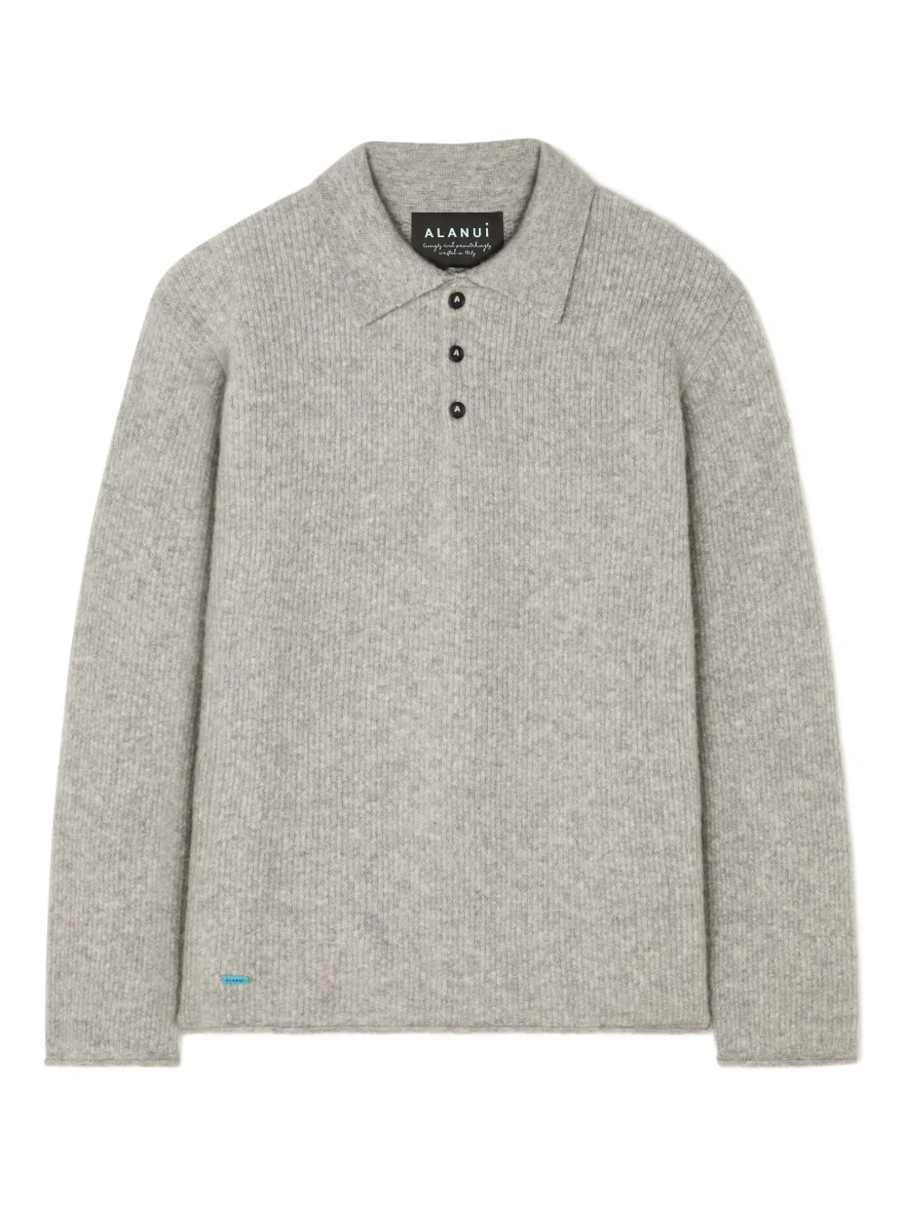Alanui Poloshirt van kasjmierblend Grijs