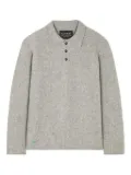 Alanui cashmere blend polo shirt - Grey