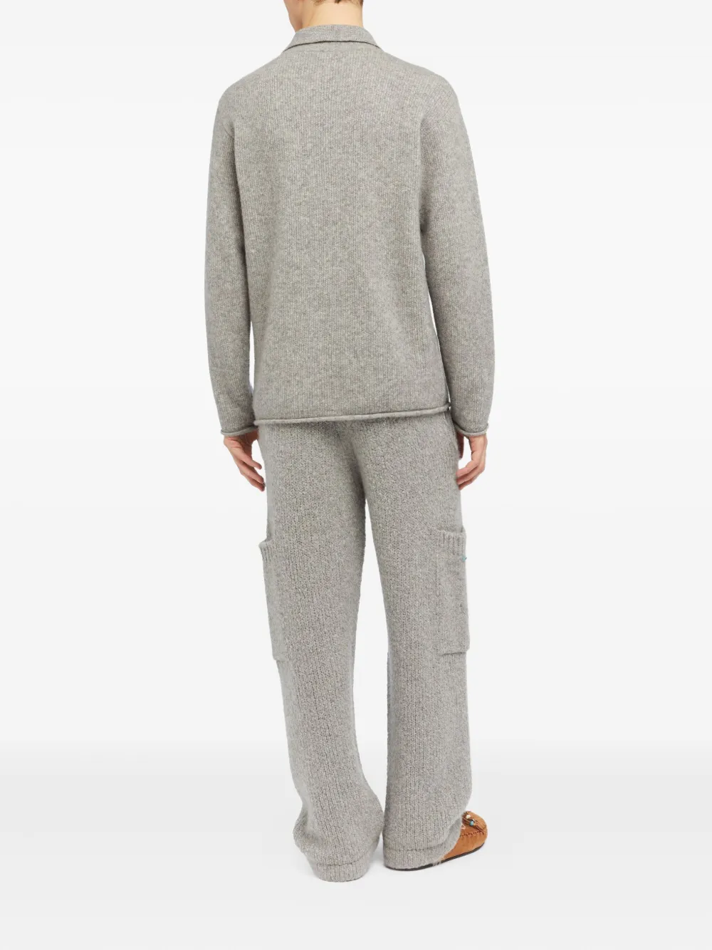 Alanui Poloshirt van kasjmierblend Grijs